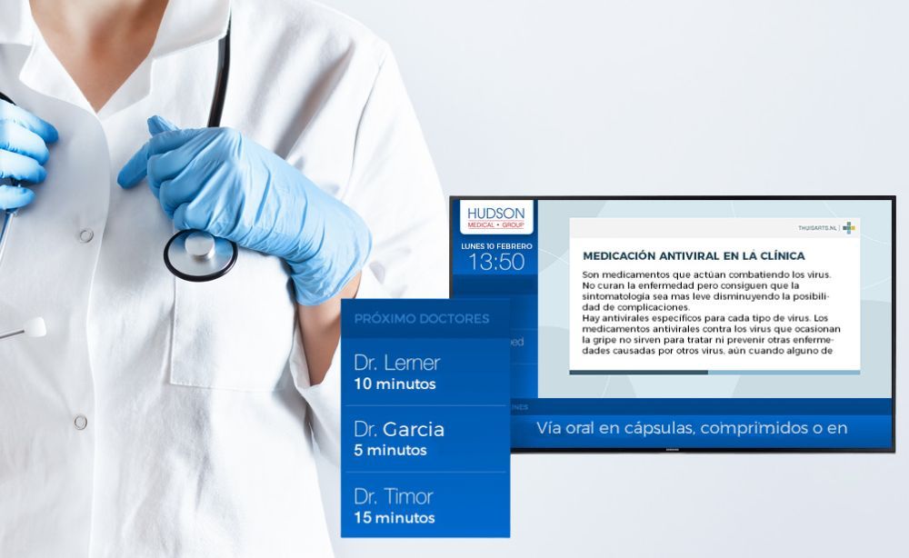 publicidad en las salas de espera